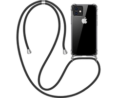 JVS Products iPhone 17 Pro hoesje - Backcover - Flexibel - Koord - TPU - Transparant