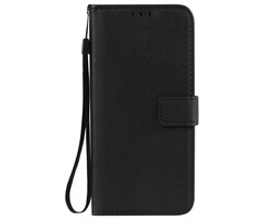 JVS Products iPhone 17 Pro hoesje - Bookcase - Pasjeshouder - Portemonnee - Camerabescherming - Kunstleer - Zwart