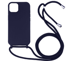 JVS Products iPhone 17 Pro hoesje - Backcover - Koord - Softcase - Flexibel - TPU - Paars