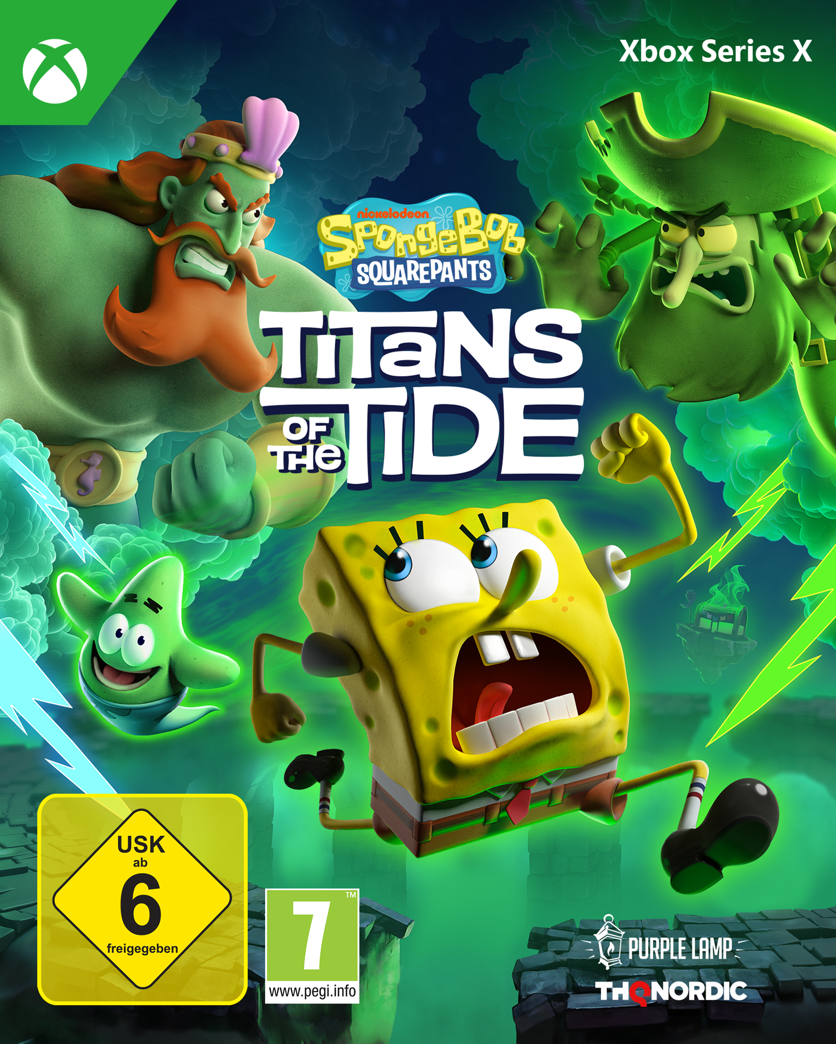 Xbox Series X Spongebob Squarepants: Titans of the Tide + Pre-Order Bonus afbeelding