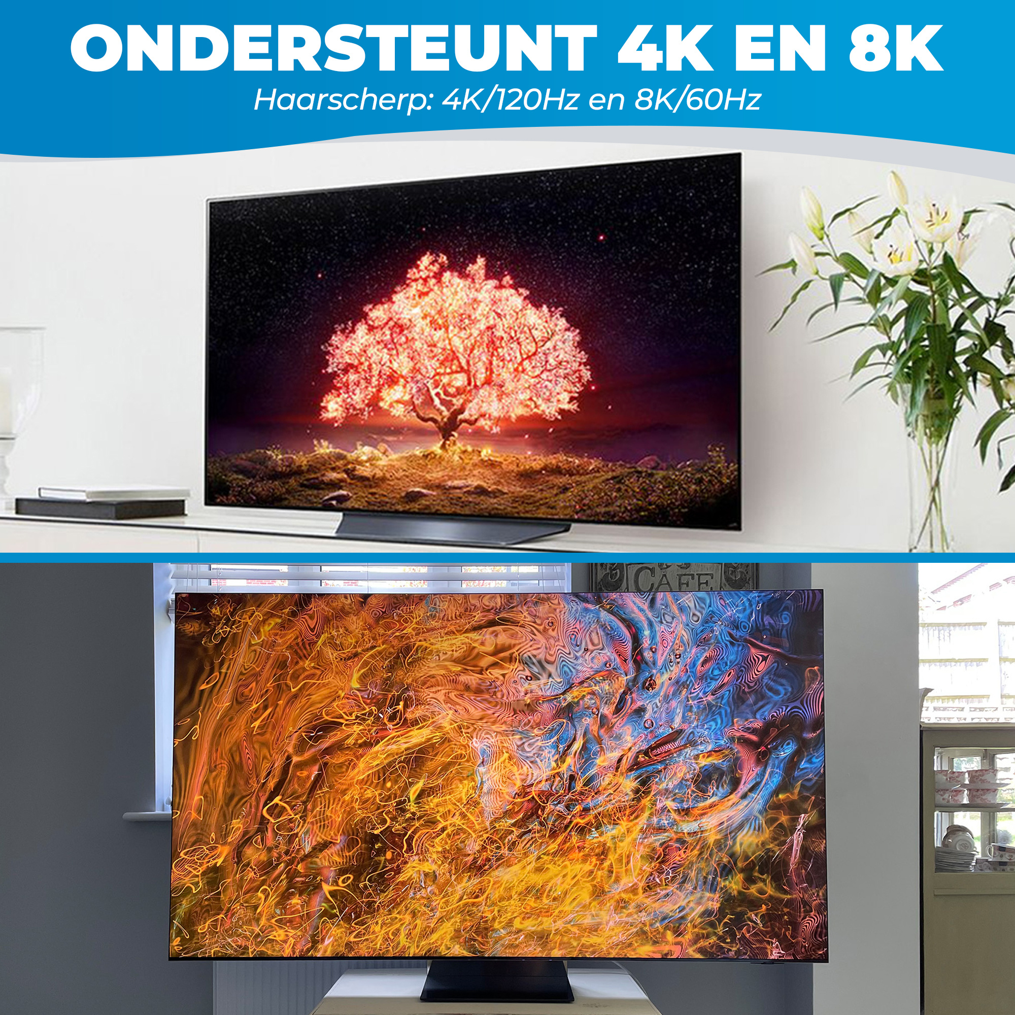 JVS Products USB-C naar USB-C Kabel - 100 CM - 240W Snelladen - Oplaadkabel - Laadkabel - USB 4.0 - 40Gbps - Datakabel - 8K/60Hz en 4K/120Hz - PD Gen 3.1 - Nylon - Zwart