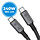 USB-C naar USB-C Kabel - 180 CM - 240W Snelladen - Oplaadkabel - Laadkabel - USB 4.0 - 40Gbps - Datakabel - 8K/60Hz en 4K/120Hz - PD Gen 3.1 - Nylon - Zwart