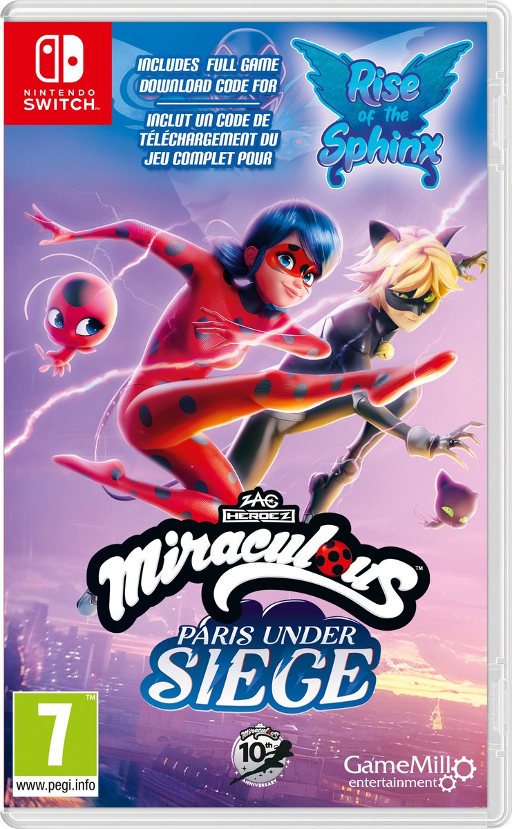Nintendo Switch Miraculous: Paris Under Siege + Rise of the Sphinx afbeelding