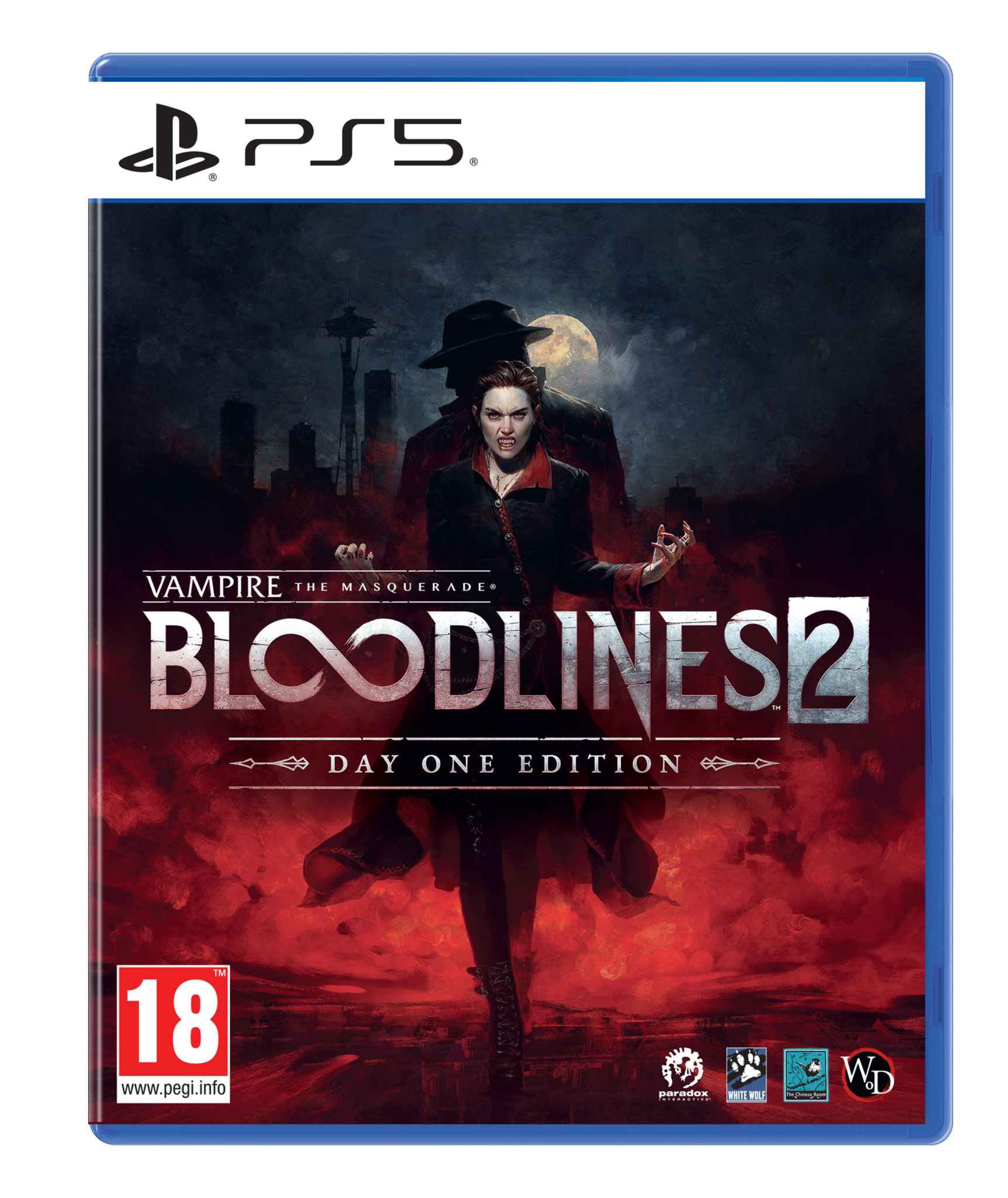 PS5 Vampire the Masquerade: Bloodlines 2 - Day One Edition + Pre-Order Bonus afbeelding