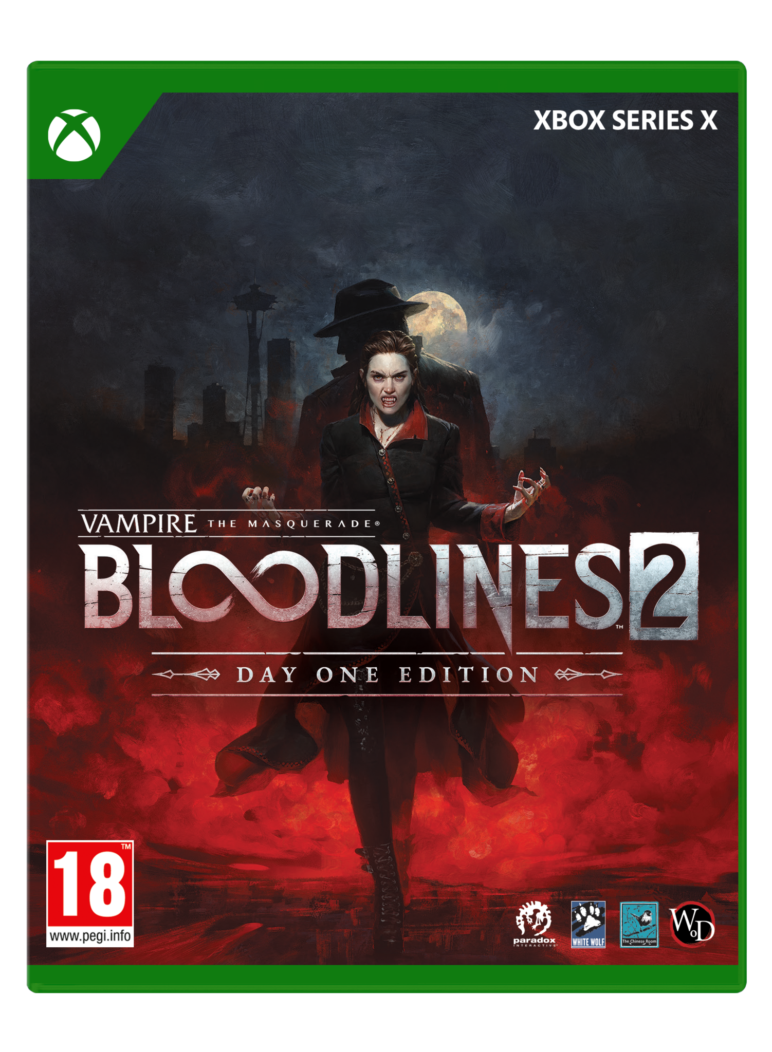 Xbox Series X Vampire the Masquerade: Bloodlines 2 - Day One Edition + Pre-Order Bonus afbeelding