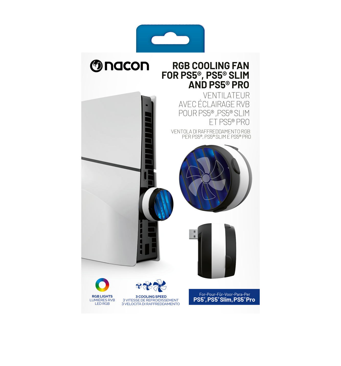 Nacon PS5 RGB-Koelventilator afbeelding