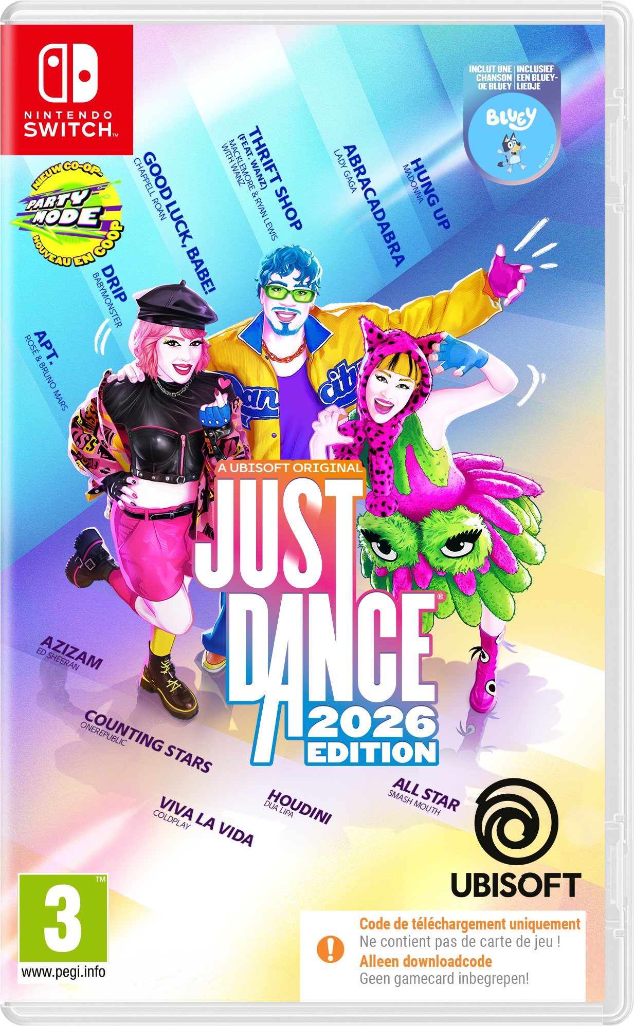 Nintendo Switch Just Dance 2026 Edition (Code in Box) afbeelding