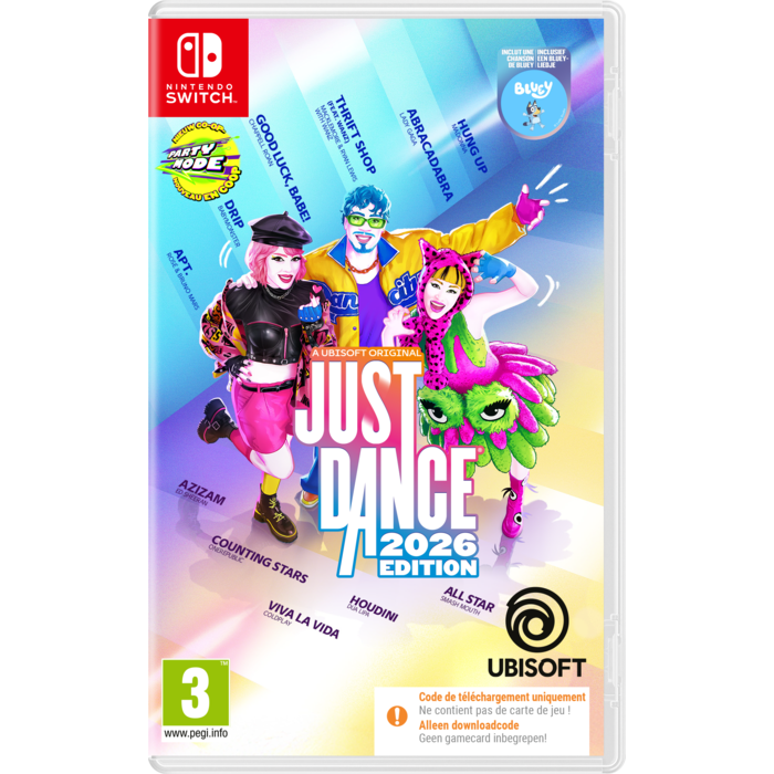 Ubisoft Nintendo Switch Just Dance 2026 Edition (Code in Box)