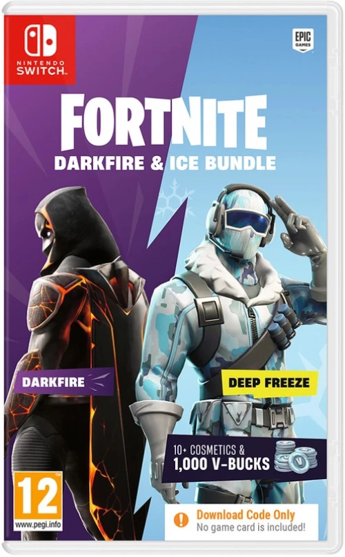 Nintendo Switch Fortnite Darkfire & Ice Bundle (Code in Box) afbeelding