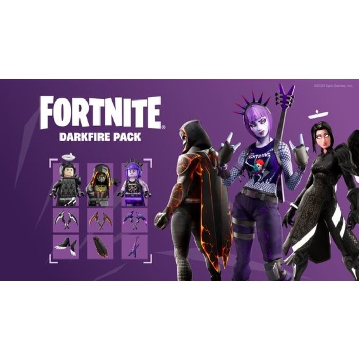 Epic Games Nintendo Switch Fortnite Darkfire & Ice Bundle (Code in Box)