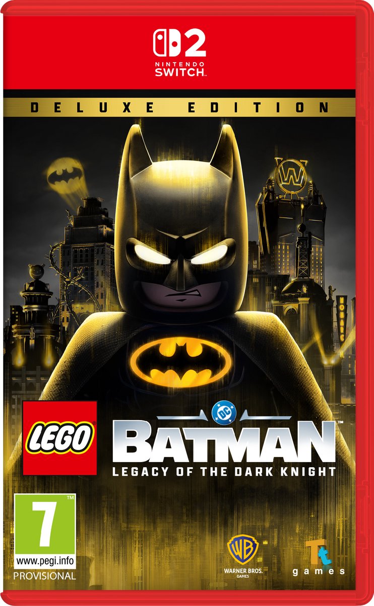 Nintendo Switch 2 LEGO Batman: Legacy of the Dark Knight - Deluxe Edition + Pre-Order Bonus afbeelding