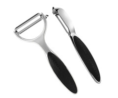 JVS Products Dunschiller Set - Dunschillers - Dunschiller Aardappel - Aardappelschilmesje - Zilver