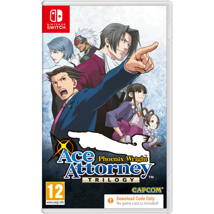 Capcom Nintendo Switch Phoenix Wright Ace Attorney Trilogy (Code in Box)