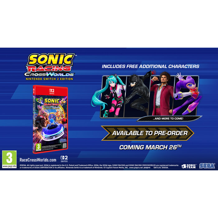 SEGA Nintendo Switch 2 Sonic Racing: CrossWorlds