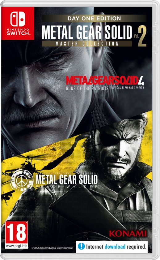 Nintendo Switch Metal Gear Solid Master Collection Vol. 2 - Day One Edition afbeelding