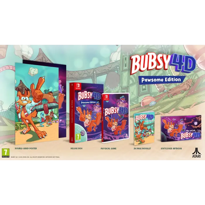 Accolade Nintendo Switch Bubsy 4D - Pawsome Edition