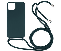 JVS Products Samsung Galaxy S26 Ultra hoesje - Backcover - Koord - Softcase - Flexibel - TPU - Donkergroen