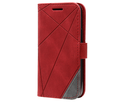 JVS Products Samsung Galaxy S26 Ultra hoesje - Bookcase - Pasjeshouder - Portemonnee - Patroon - Kunstleer - Rood