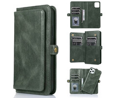 JVS Products Samsung Galaxy S26 Plus hoesje - Bookcase - Afneembaar 2 in 1 - Backcover - Pasjeshouder - Portemonnee - Kunstleer - Groen
