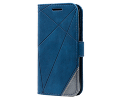 JVS Products Samsung Galaxy S26 hoesje - Bookcase - Pasjeshouder - Portemonnee - Patroon - Kunstleer - Blauw