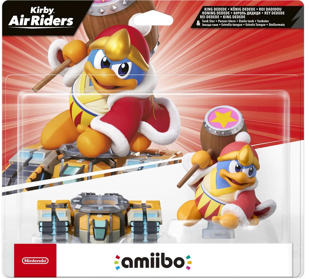 Amiibo Kirby Air Riders - King Dedede & Tank Star
