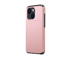 JVS Products Samsung Galaxy A57 hoesje - Backcover - Hardcase - Pasjeshouder - Portemonnee - Shockproof - TPU - Rose Goud