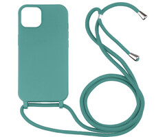 JVS Products Samsung Galaxy A37 hoesje - Backcover - Koord - Softcase - Flexibel - TPU - Mint Groen