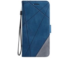 JVS Products Samsung Galaxy A57 hoesje - Bookcase - Pasjeshouder - Portemonnee - Patroon - Kunstleer - Blauw