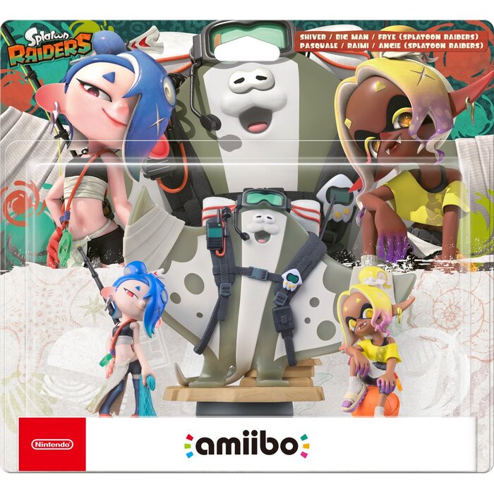 Nintendo Nintendo Switch 2 Amiibo Splatoon Raiders - Shiver/Big Man/Frye (3-Pack)
