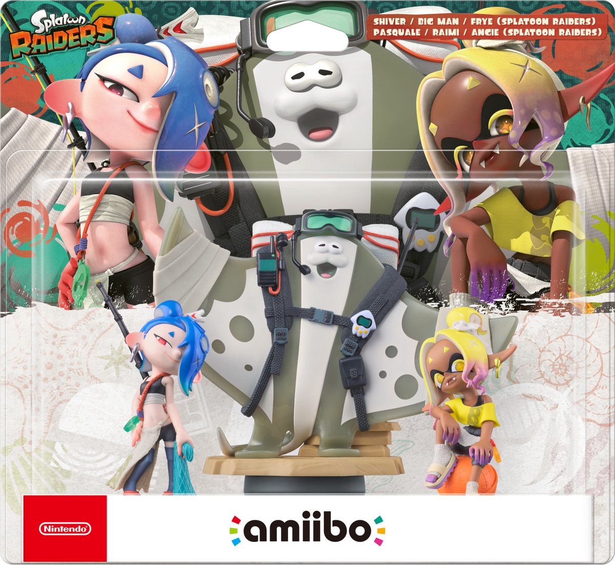 Amiibo Splatoon Raiders - Shiver/Big Man/Frye (3-Pack)