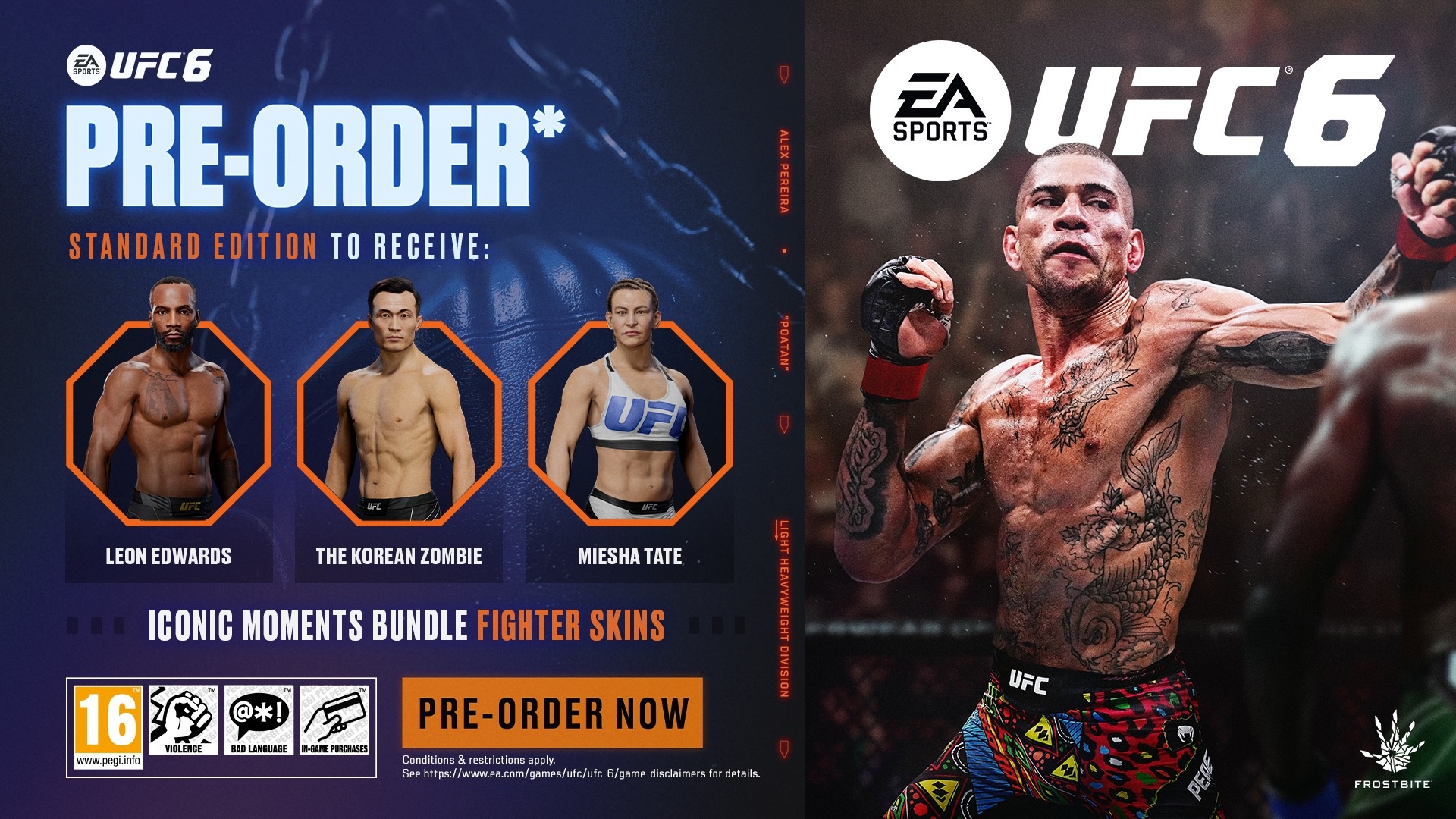 EA PS5 EA Sports UFC 6 + Pre-Order Bonus