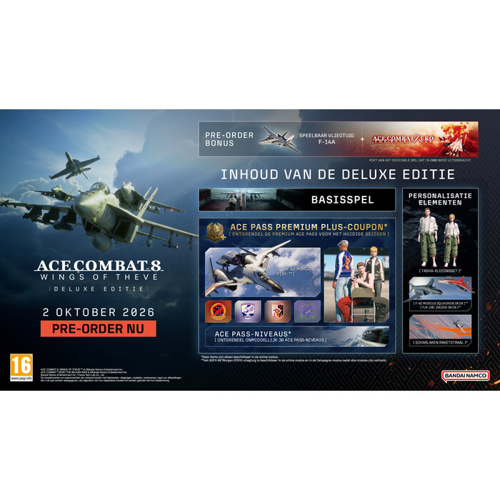 Bandai Namco PS5 Ace Combat 8: Wings of Theve - Deluxe Edition + Pre-Order Bonus