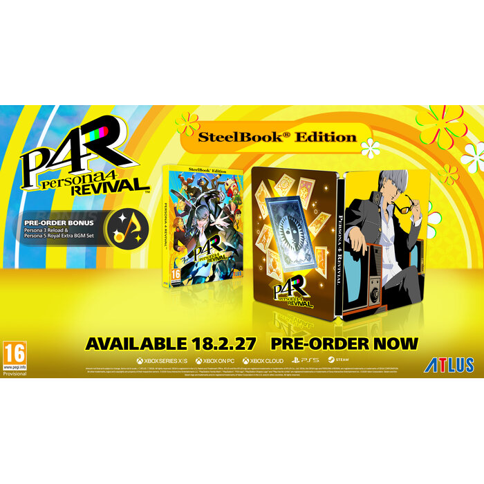 SEGA Xbox Series X Persona 4 Revival - Steelbook Edition + Pre-Order Bonus