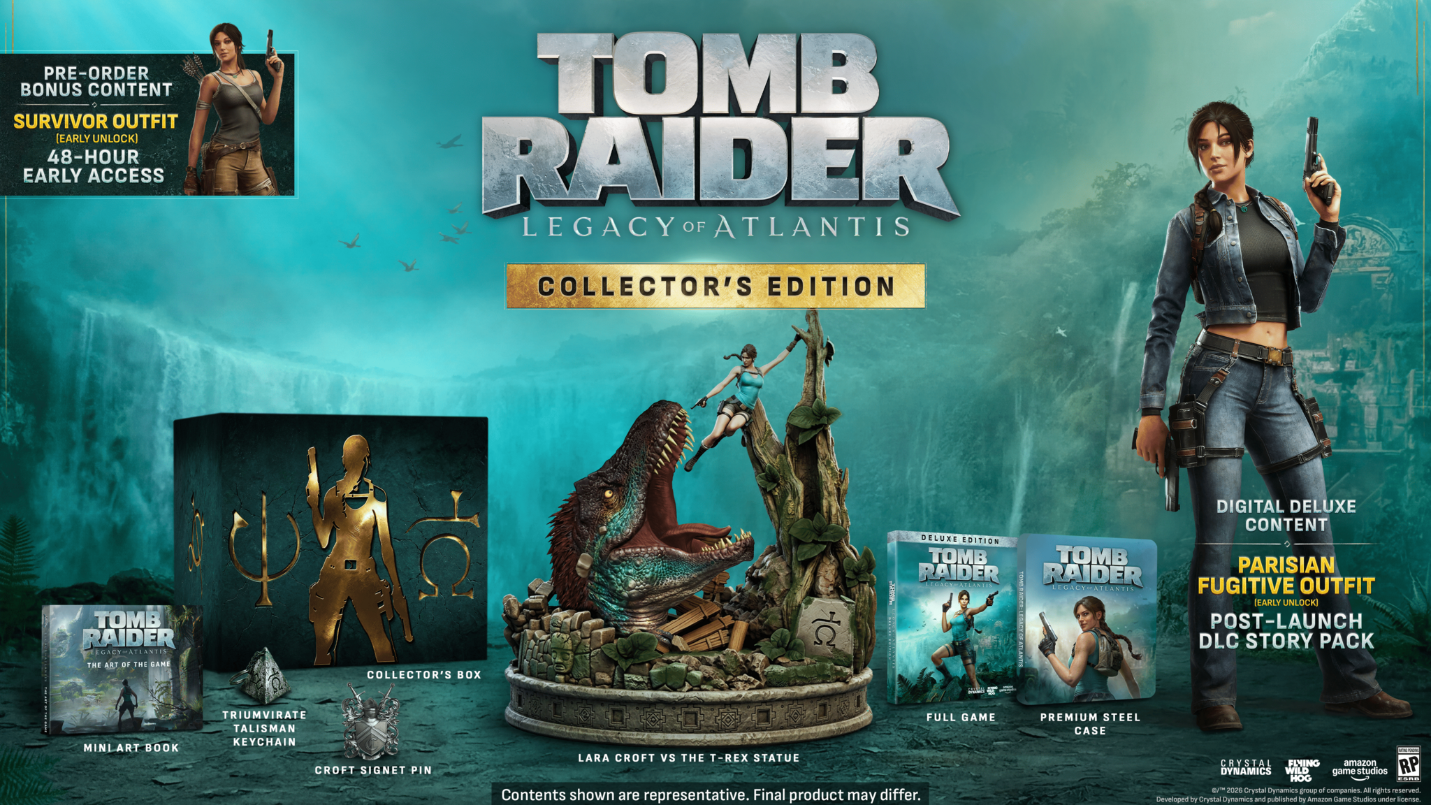 Crystal Dynamics Xbox Series X Tomb Raider: Legacy of Atlantis - Collector's Edition + Pre-Order Bonus