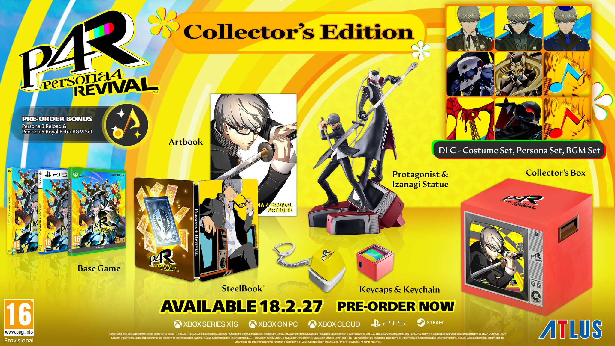 SEGA Xbox Series X Persona 4 Revival - Collector's Edition + Pre-Order Bonus