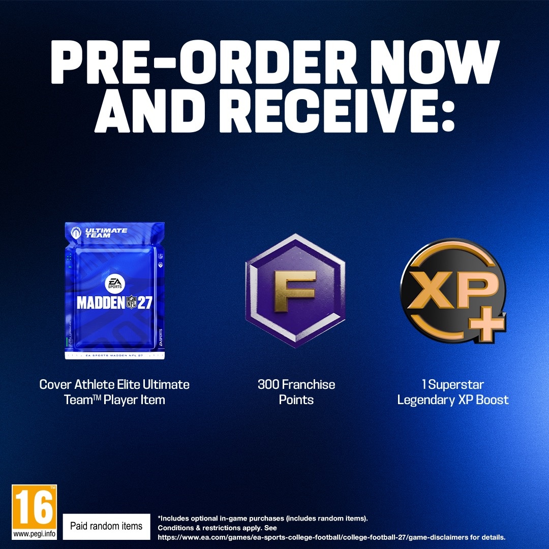 EA PS5 Madden NFL 27 + Pre-Order Bonus