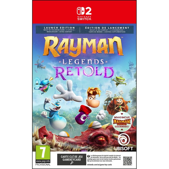 Ubisoft Nintendo Switch 2 Rayman Legends Retold - Launch Edition + Pre-Order Bonus