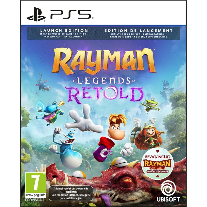 Ubisoft PS5 Rayman Legends Retold - Launch Edition + Pre-Order Bonus