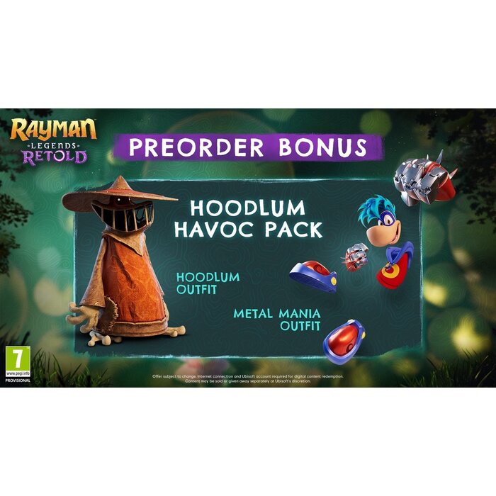 Ubisoft PS5 Rayman Legends Retold - Launch Edition + Pre-Order Bonus