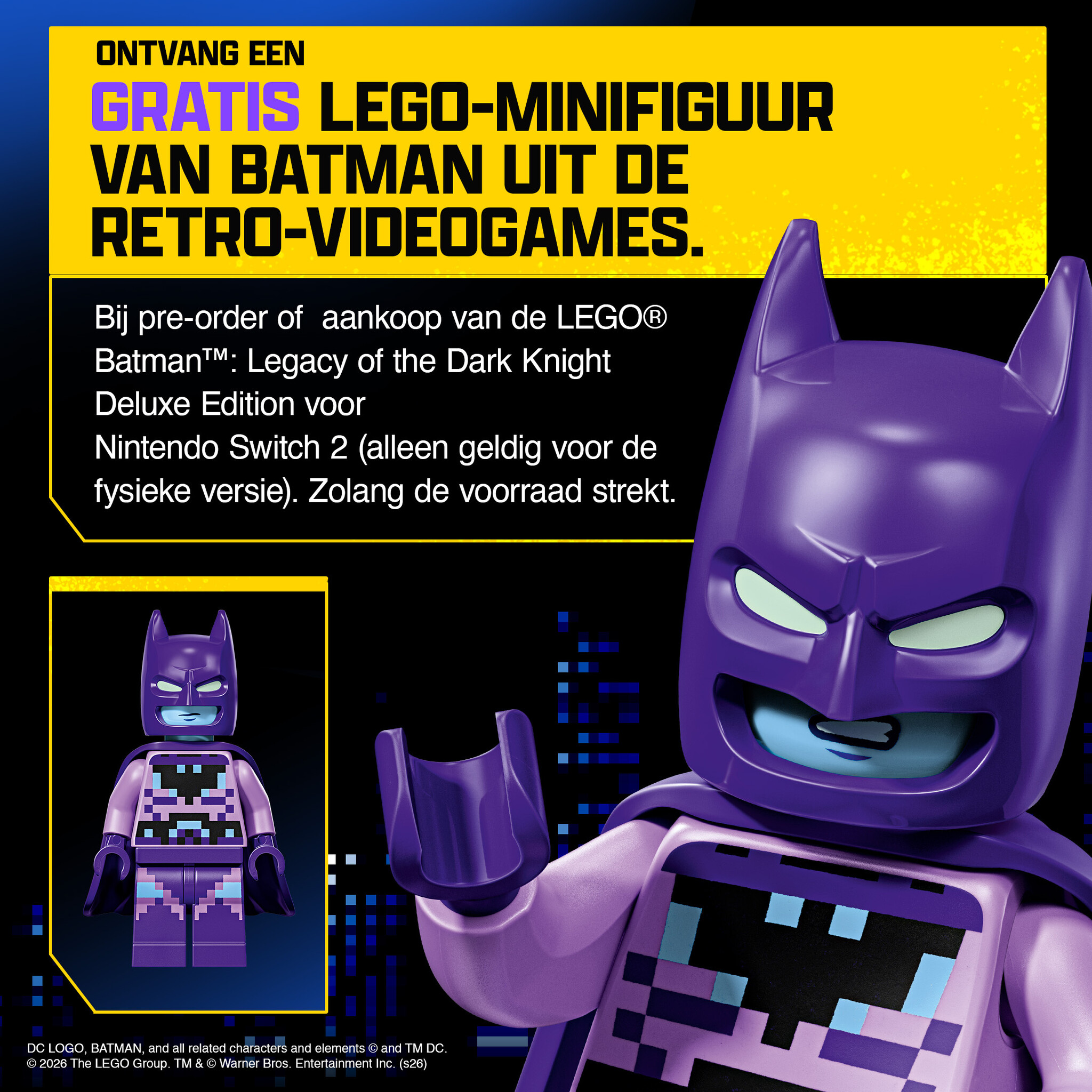 Warner Bros. Interactive Entertainment Nintendo Switch 2 LEGO Batman: Legacy of the Dark Knight - Deluxe Edition + Pre-Order Bonus