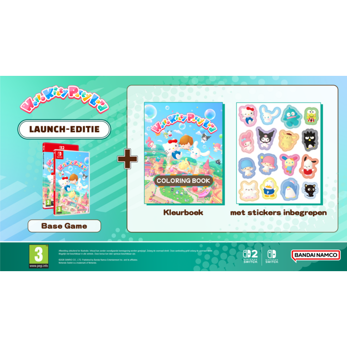 Bandai Namco Nintendo Switch 2 Hello Kitty: Party Land - Day One Edition