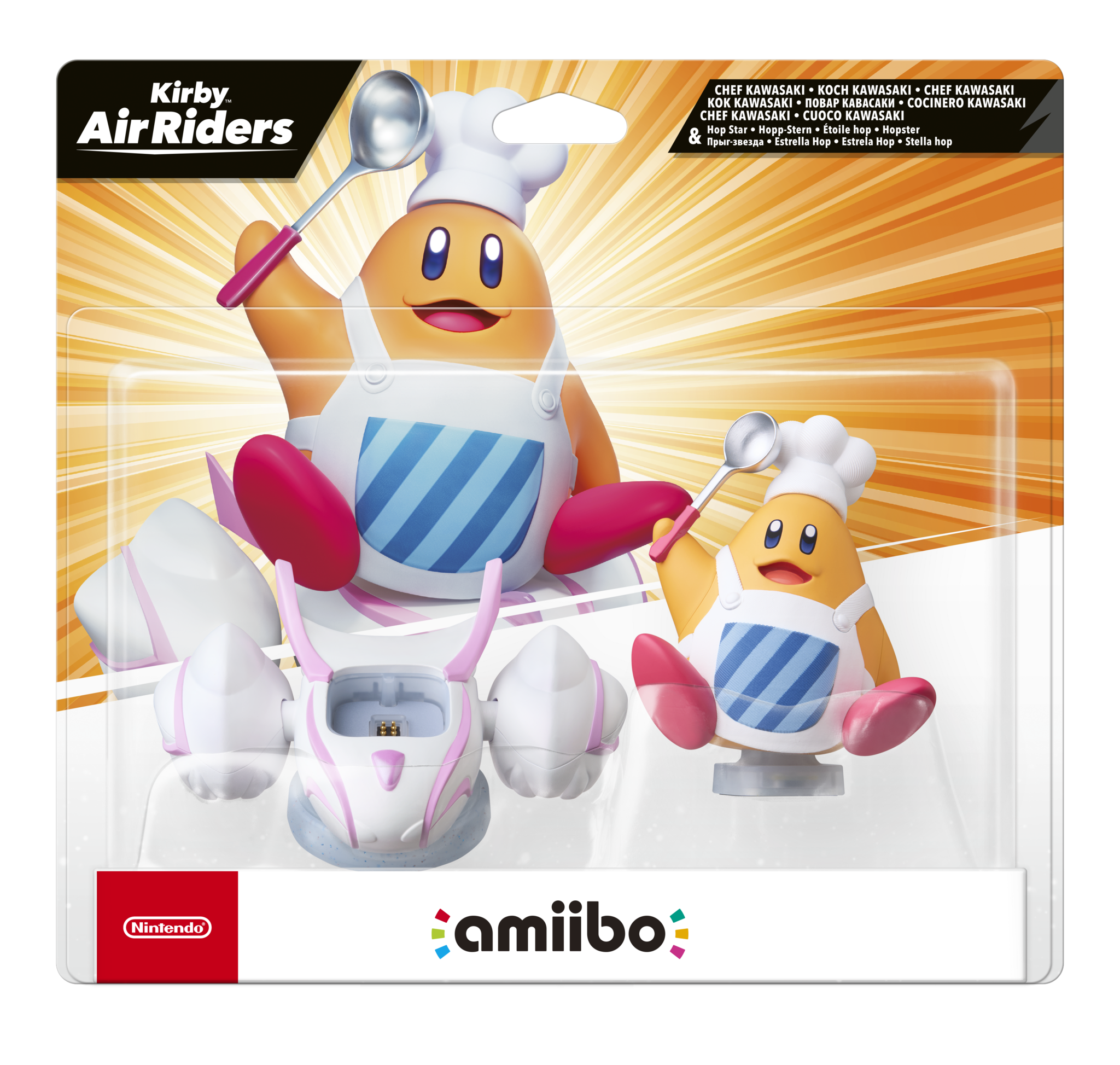 Amiibo Kirby Air Riders - Chef Kawasaki & Hop Star