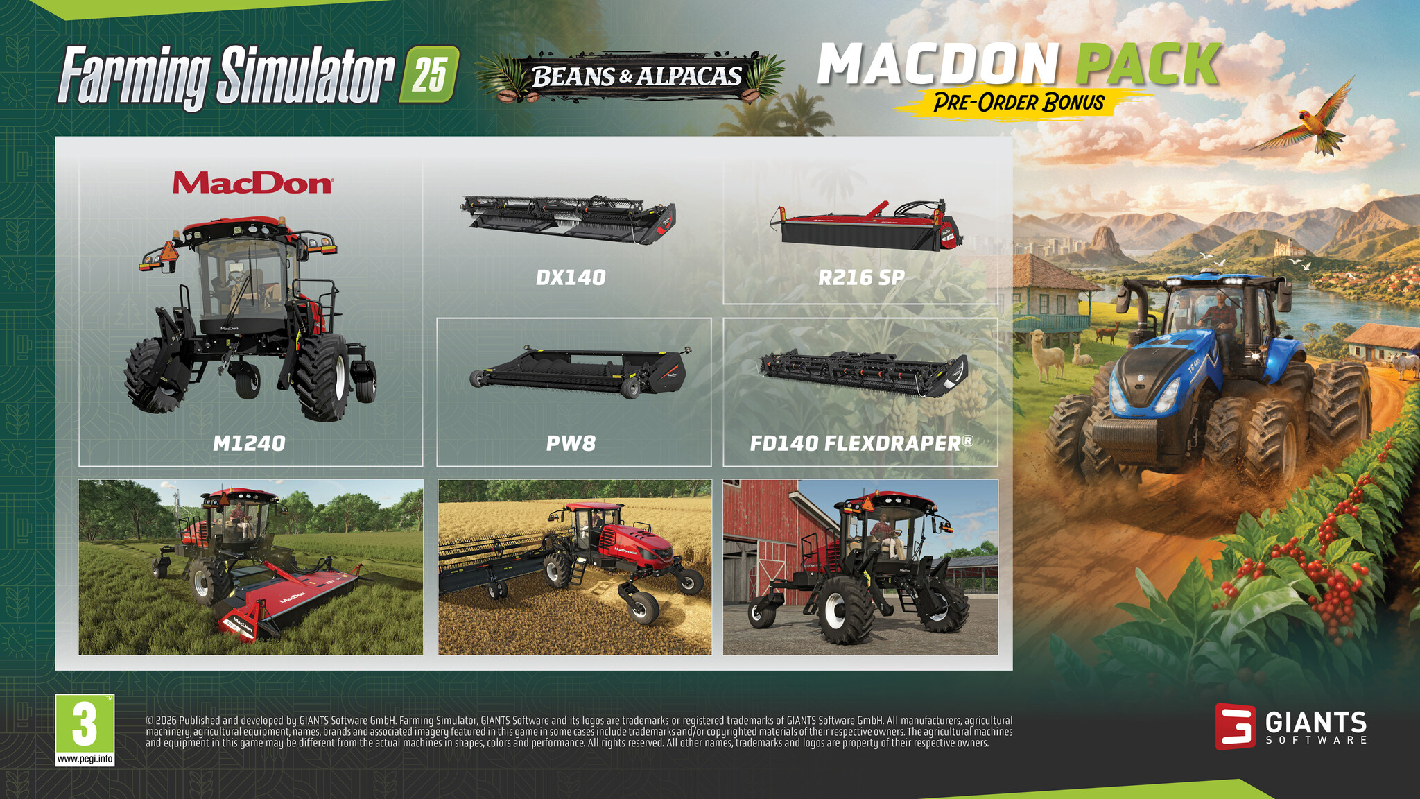 Giants Software PS5 Farming Simulator 25 - Beans & Alpacas Edition + Pre-Order Bonus