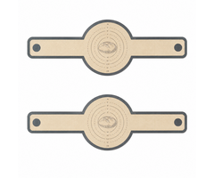 JVS Products Siliconen Bakmatten - Bakmat - Set van 2 - 54 x 21 cm - Geschikt voor Dutch Oven - Geschikt voor oven, airfryer en magnetron - Anti-aanbak - Anti-kleef - Vaatwasserbestendig - Beige