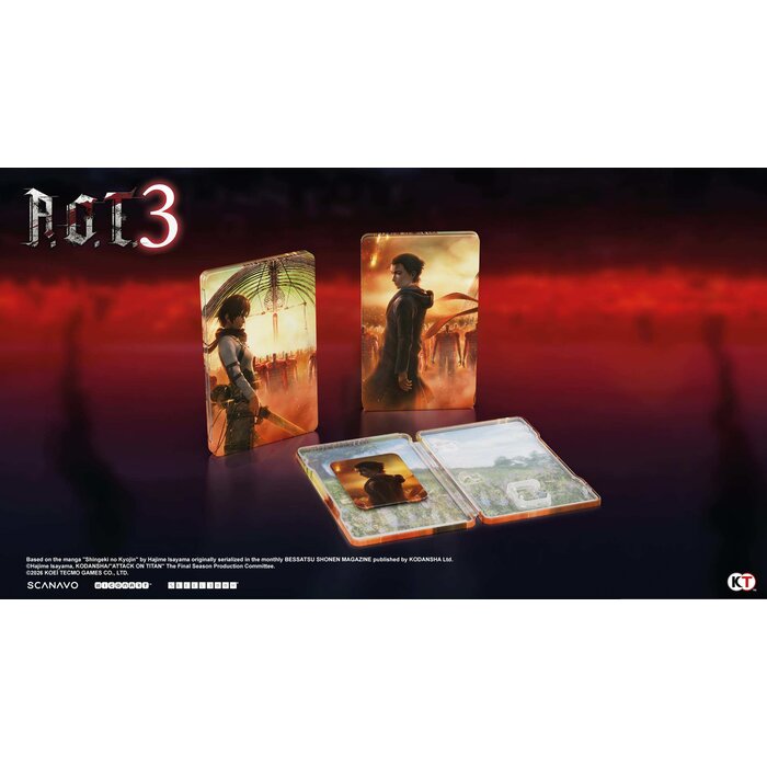 Koei Tecmo Nintendo Switch 2 A.O.T. 3 - Steelbook Launch Edition + Pre-Order Bonus
