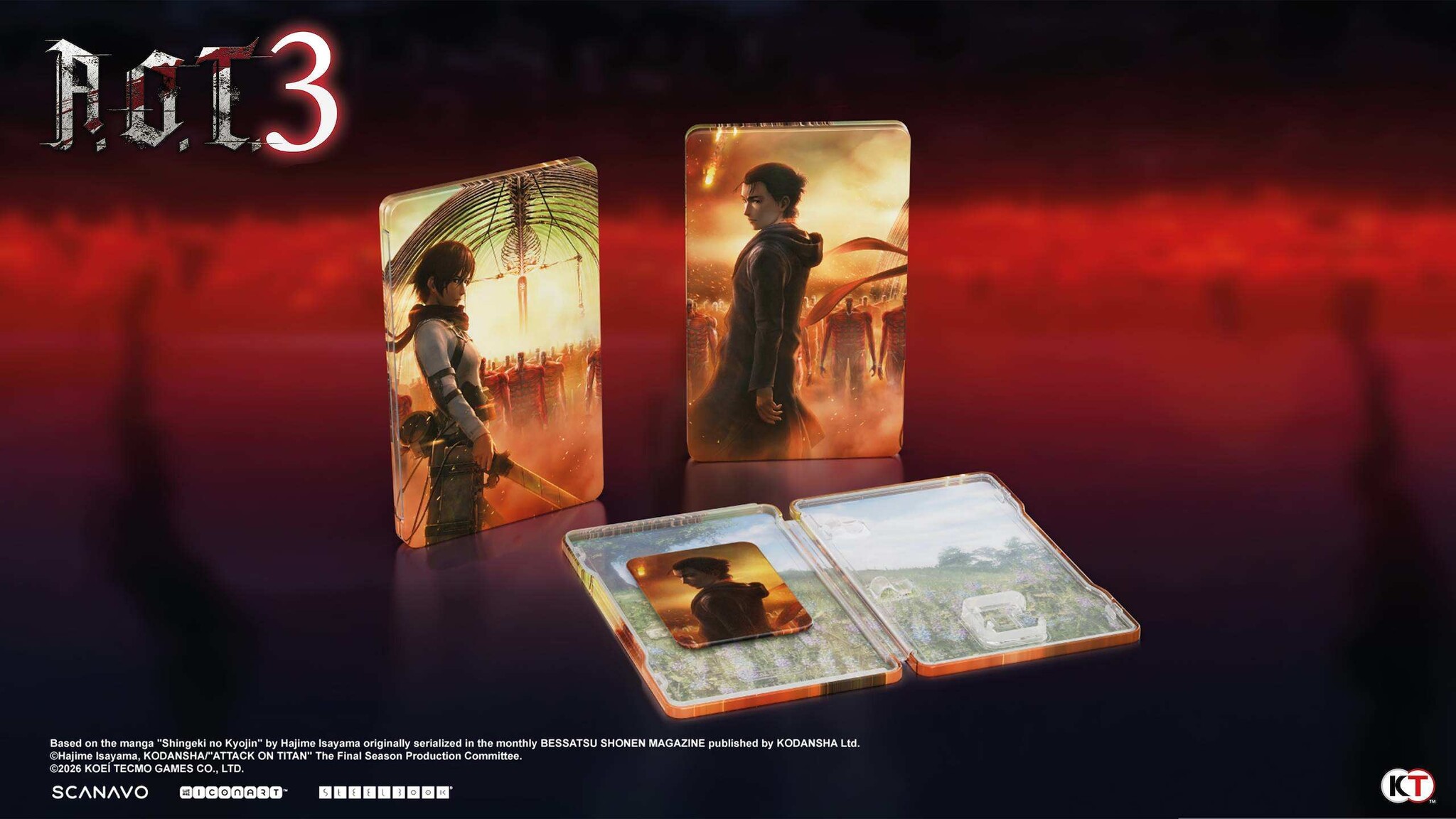 Koei Tecmo Nintendo Switch 2 A.O.T. 3 - Steelbook Launch Edition + Pre-Order Bonus