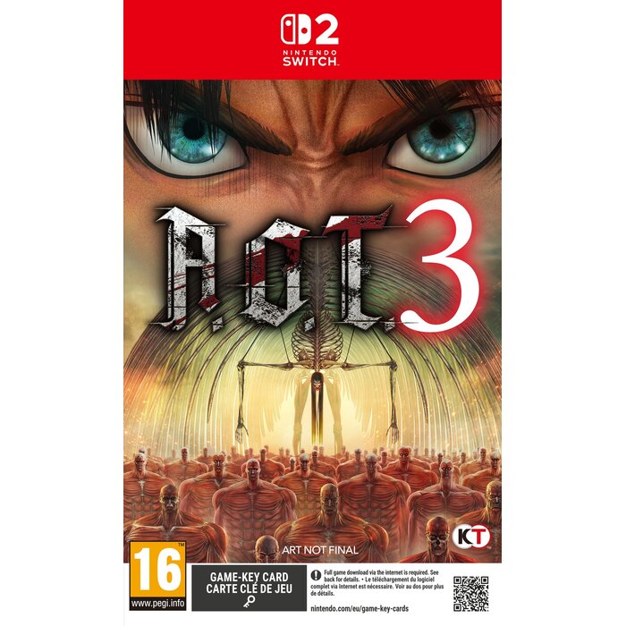 Koei Tecmo Nintendo Switch 2 A.O.T. 3 - Steelbook Launch Edition + Pre-Order Bonus
