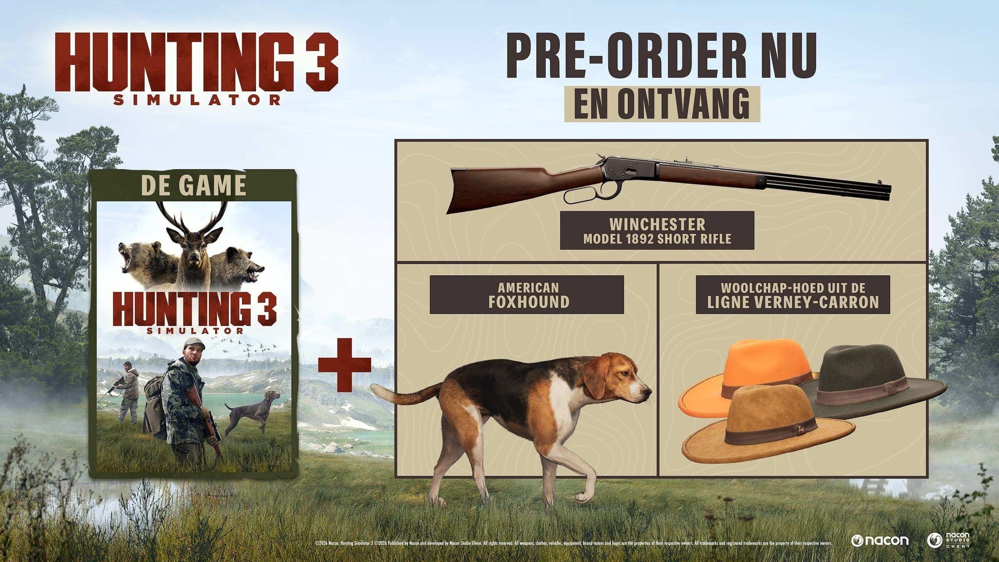 Nacon PS5 Hunting Simulator 3 + Pre-Order Bonus