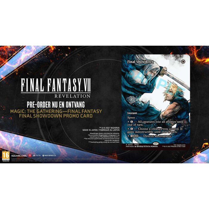 Square Enix PS5 Final Fantasy VII Revelation - Magic Card Edition + Pre-Order Bonus