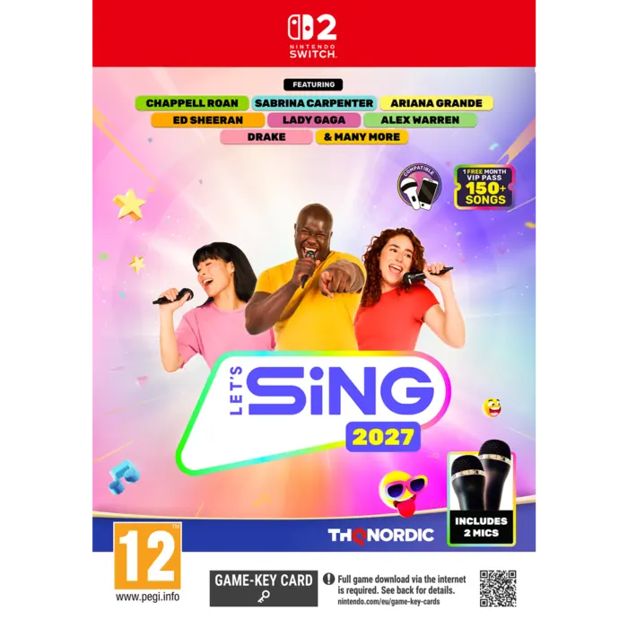 Thq Nordic Nintendo Switch 2 Let's Sing 2027 - 2 Mic Bundle - International Version